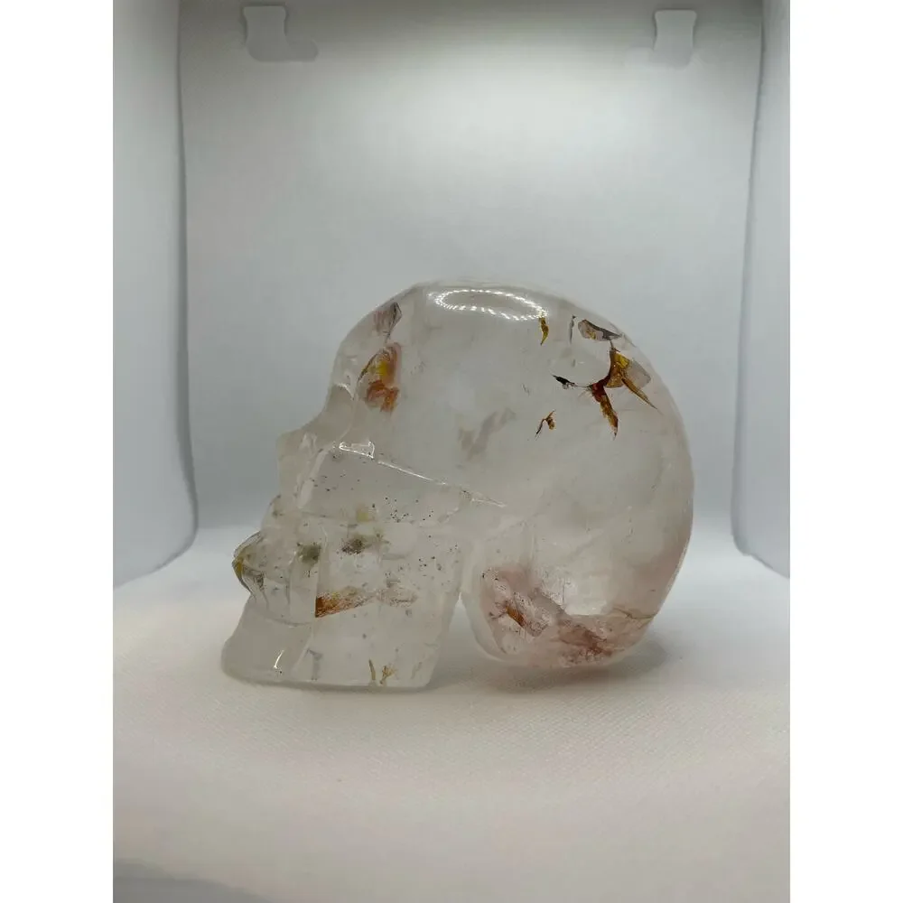 Large Clear Quartz Crystal Skull